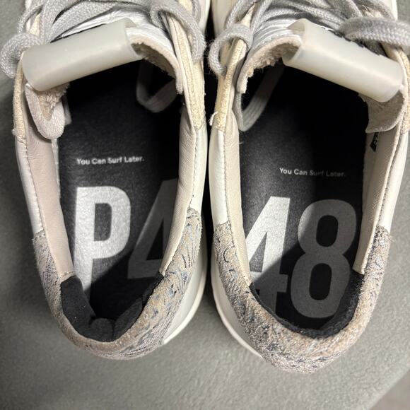 P448‎ John Sneakers Women's Size 39/8.5-9 Coyote White/Off-White - Picture 10 of 14